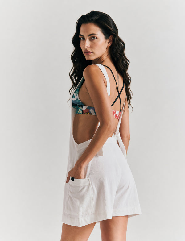 Romper Tirantas Haoma crudo Mujer