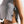 Crop Top Abertura Lateral GEO Gris Mujer