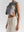 Crop Top Abertura Lateral GEO Gris Mujer