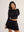 Crop Top Manga Larga NIGHT negro Mujer