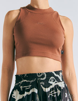  FOU Tienda  foutienda.myshopify.com crop-top-raglan-terracota-mujer      