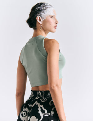  FOU Tienda  foutienda.myshopify.com crop-top-raglan-verde-pistacho-mujer      