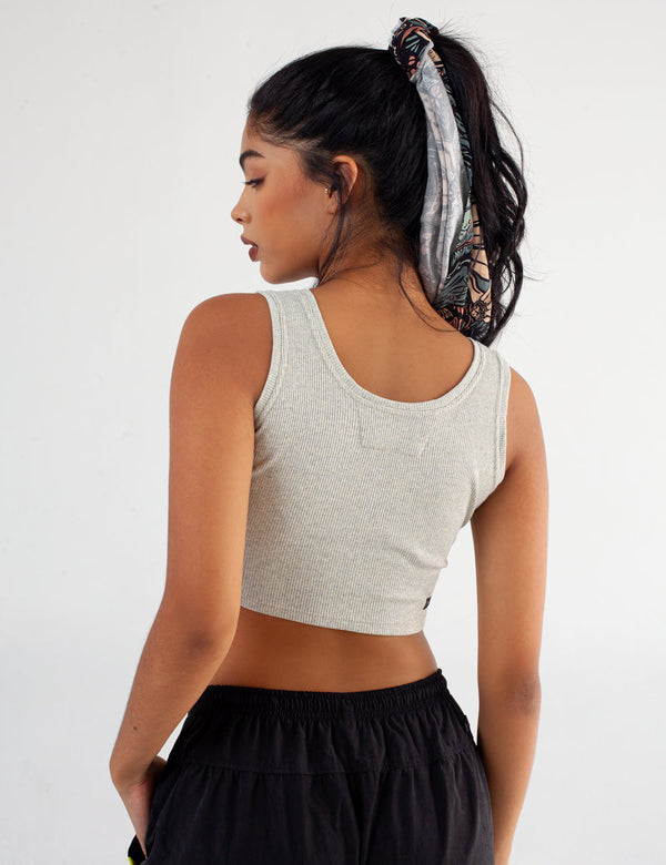Crop Top Sisa Caribbean beige Mujer