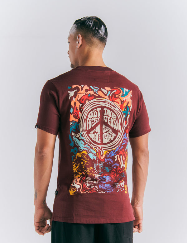 Camiseta regular fit Melt vinotiento Hombre