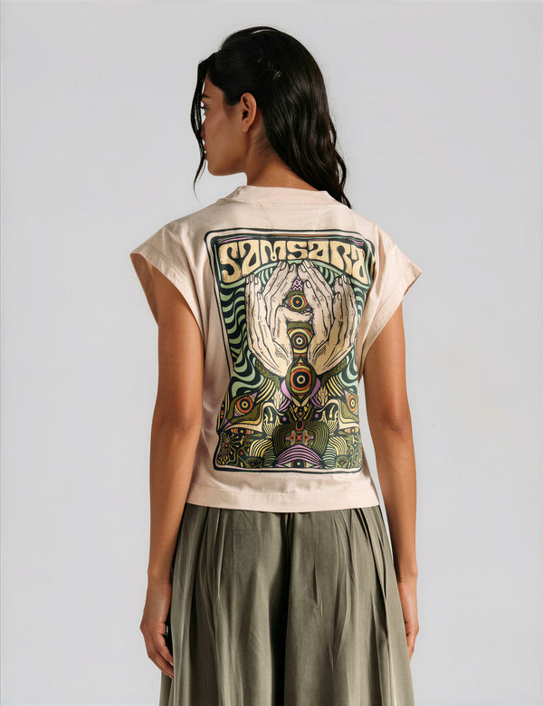 Camiseta Manga casco Nirvana Curuba Mujer