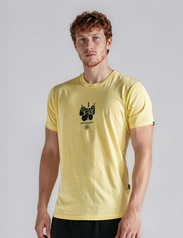 Camiseta Regular Fit Jimi hendrix  amarillo Hombre