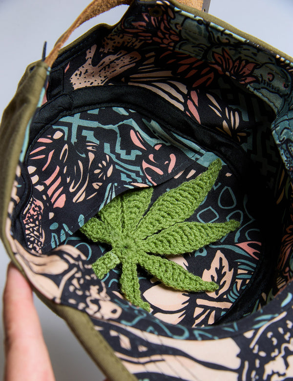 Gorra Rebel Hat verde militar