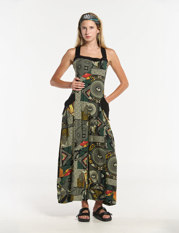 Enterizo Loose Fit  Corin multicolor Mujer