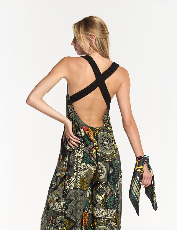 Enterizo Loose Fit  Corin multicolor Mujer