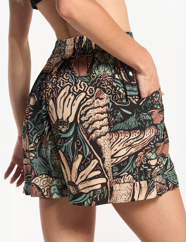 Falda Short Jardín de los Dioses multicolor Mujer