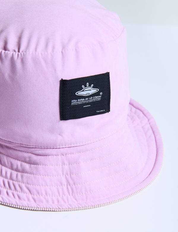 Fisher Hat duplex Rosado + Lila  Unisex