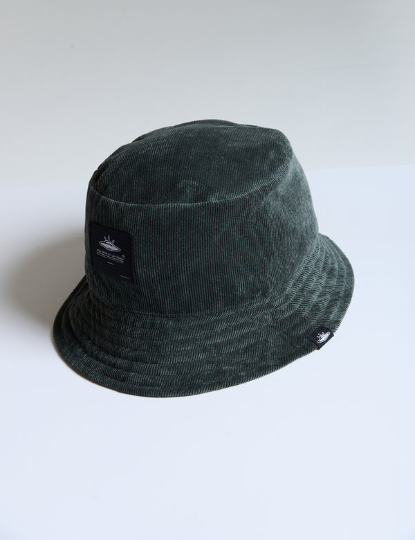 Fisher Hat duplex Verde + Chocolate Unisex