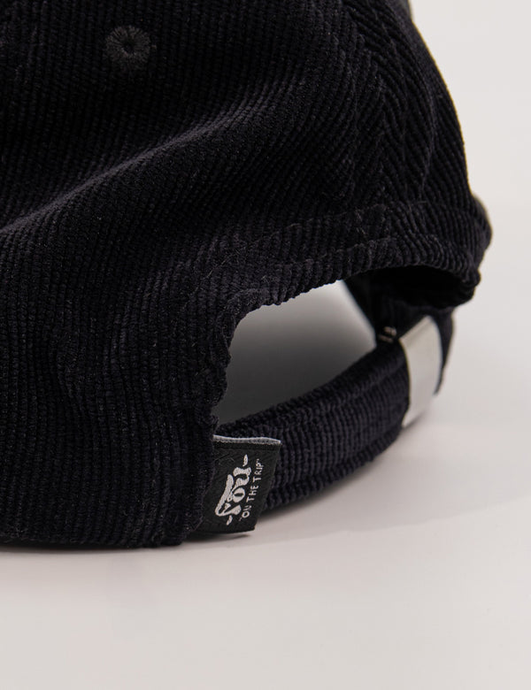 Gorra Desestructurada Pana negro Origen Unisex