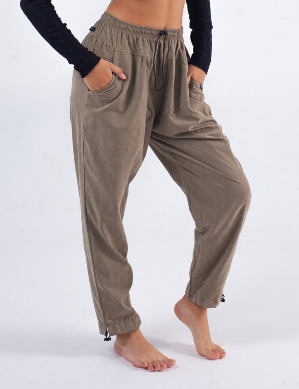 Pantalón Baggy Thin Verde militar Mujer