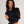 Crop Top Manga Larga NIGHT negro Mujer