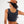 Crop Top Sisa Peaceful gris Mujer