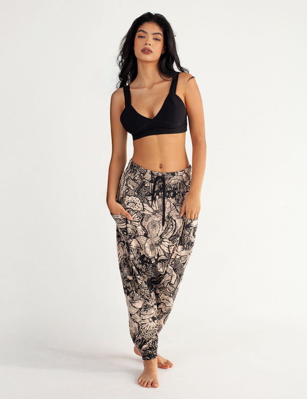 Pantalón Aladino Olmo beige Mujer
