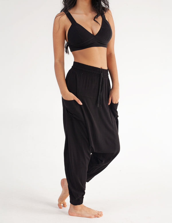 Pantalón Aladino negro mujer