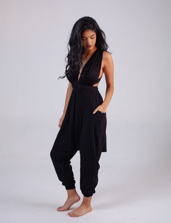 Jumper Tiras Ajustables Convert Negro Mujer