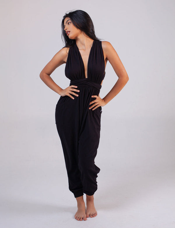 Jumper Tiras Ajustables Convert Negro Mujer