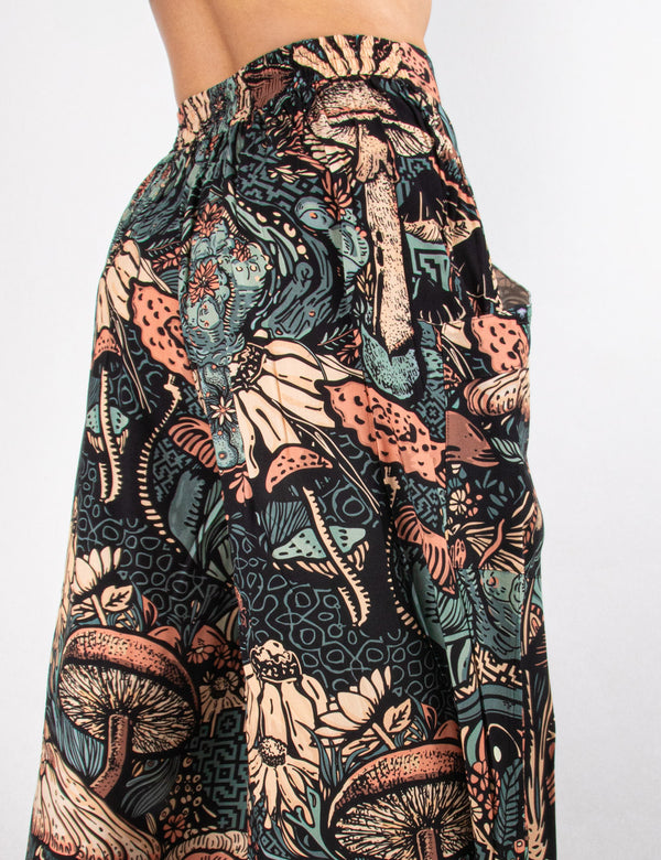 Pantalón Bota ancha Garden  multicolor Mujer