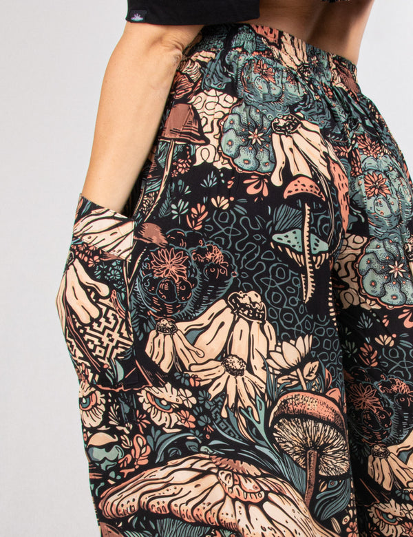 Pantalón Bota ancha Garden  multicolor Mujer