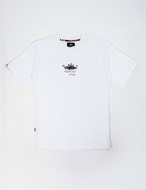 Camiseta Oversize Historia del arte  blanco Hombre