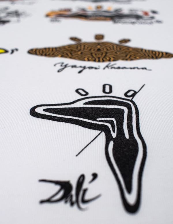 Camiseta Oversize Historia del arte  blanco Hombre