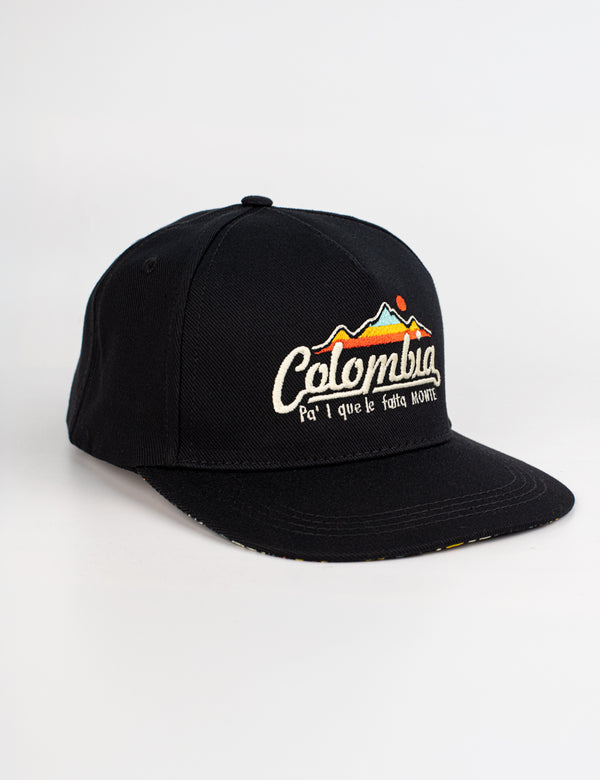 Gorra Desestructurada Drill negro Colombia Unisex
