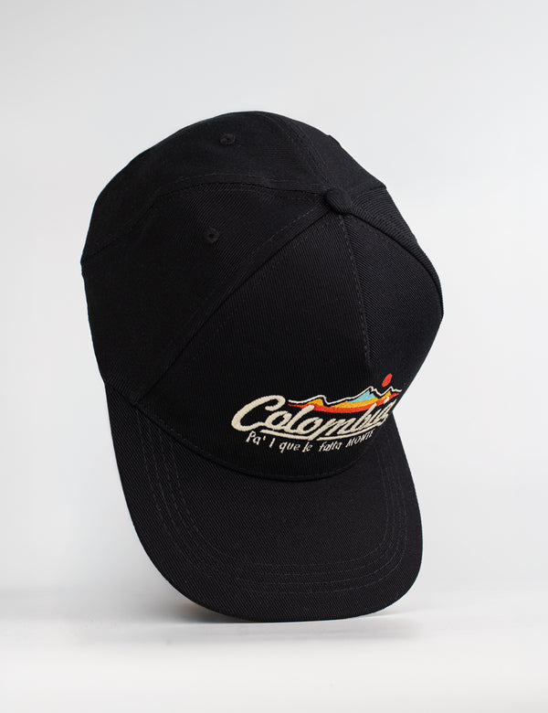 Gorra Desestructurada Drill negro Colombia Unisex