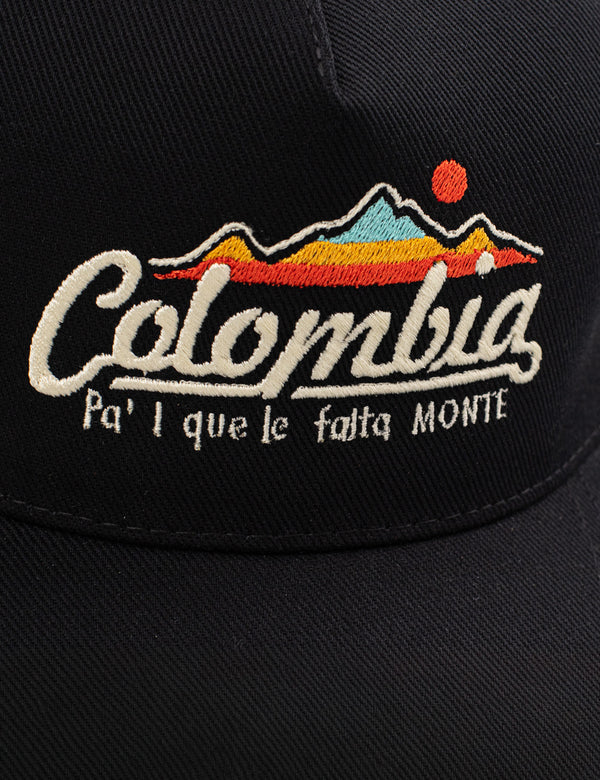 Gorra Desestructurada Drill negro Colombia Unisex