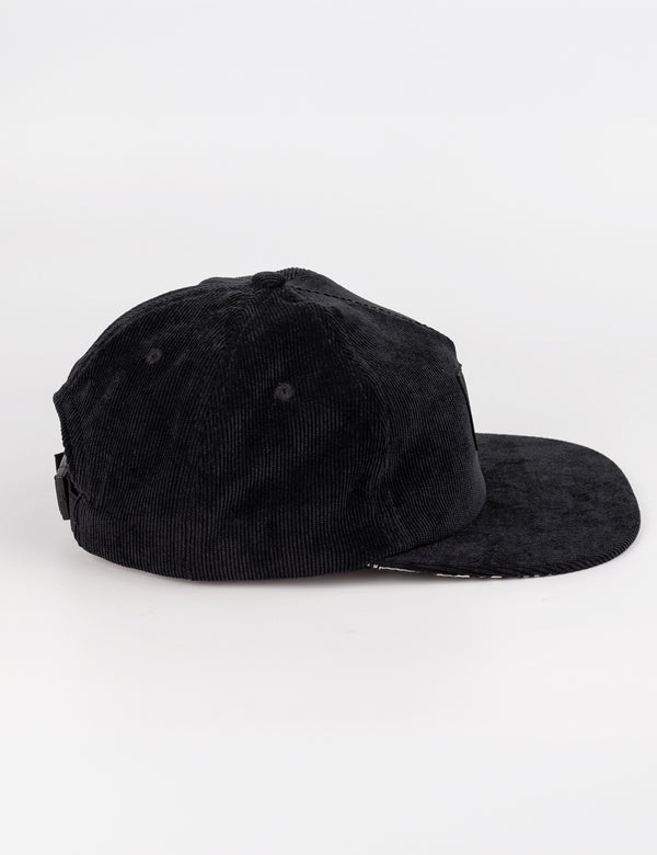 Gorra Desestructurada Pana negro Origen Unisex