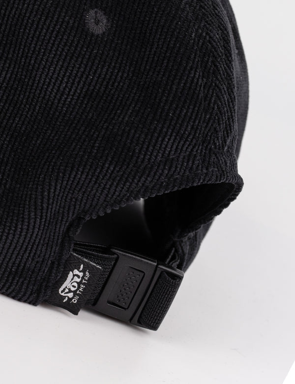 Gorra Desestructurada Pana negro Origen Unisex