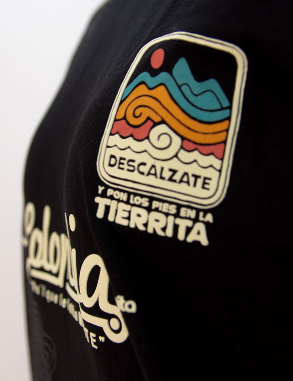 PRECIO EN PRE-VENTA ( ENTREGA EN 10 DIAS HABILES) Camiseta Oversized Colombia negro Mujer