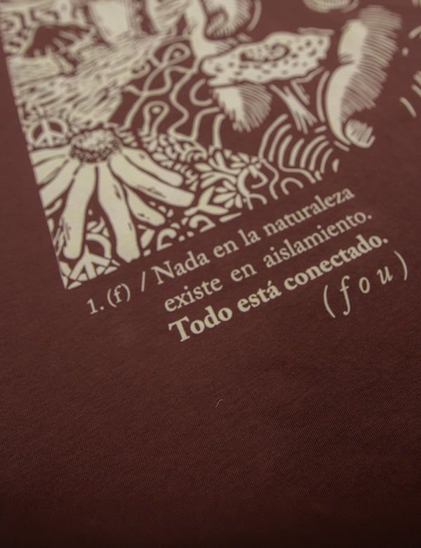 Camiseta Oversize  Siembra Chocolate Hombre