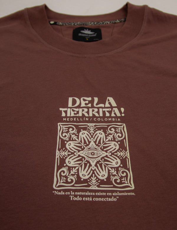 Camiseta Oversize  Siembra Chocolate Hombre