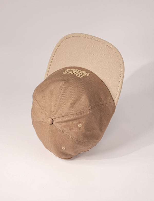 Gorra desestructurada Inner Peace caqui+beige
