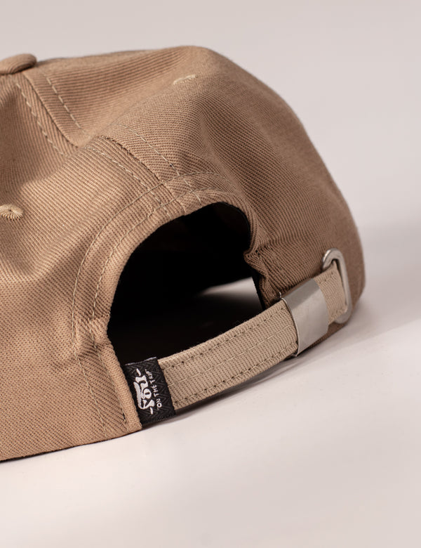 Gorra desestructurada Inner Peace caqui+beige