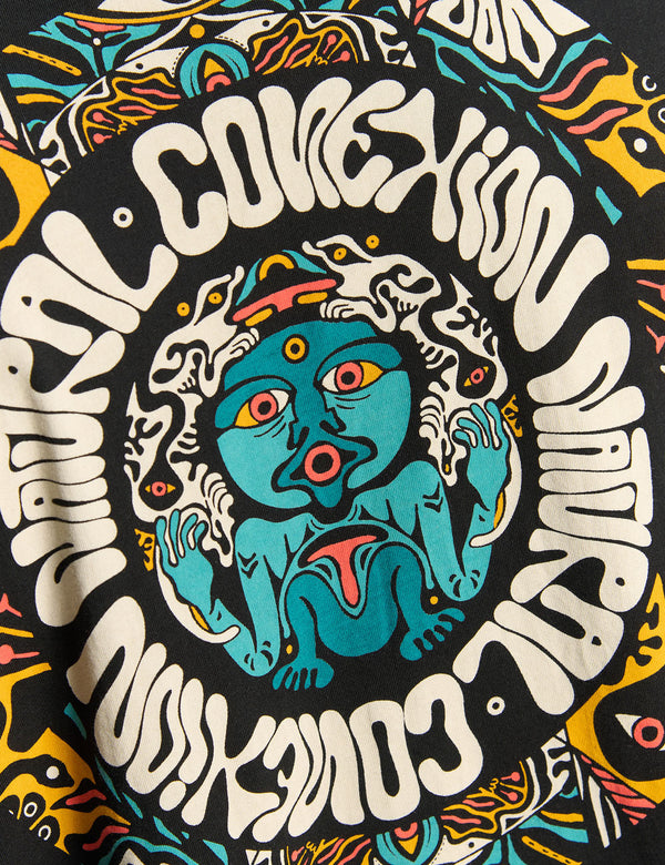 Camiseta Oversize Konibo negro Hombre