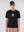Camiseta regular fit Pachacutep negro hombre