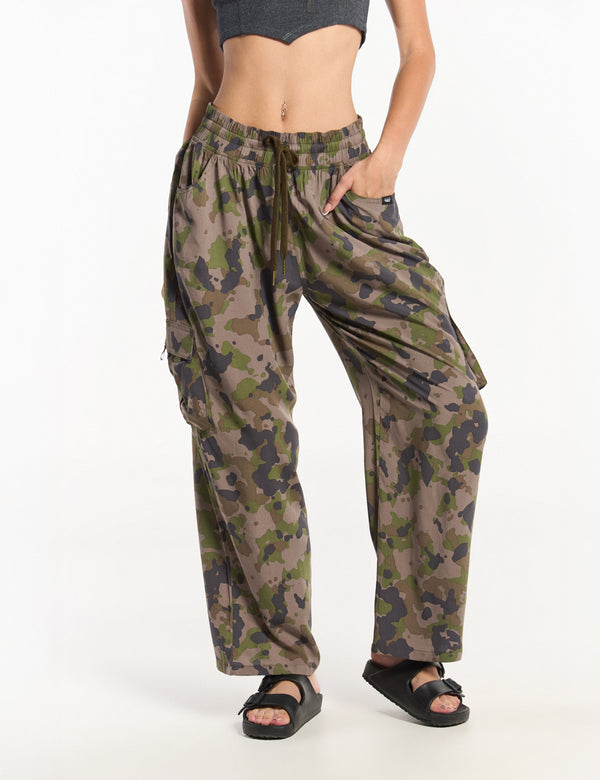 Pantalón Cargo militar multicolor Mujer