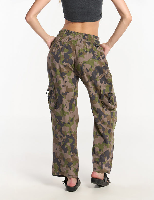 Pantalón Cargo militar multicolor Mujer