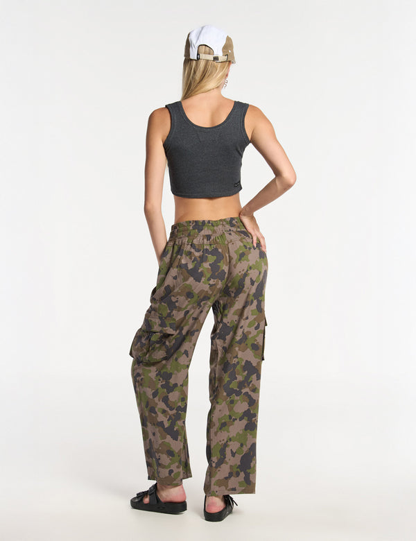 Pantalón Cargo militar multicolor Mujer
