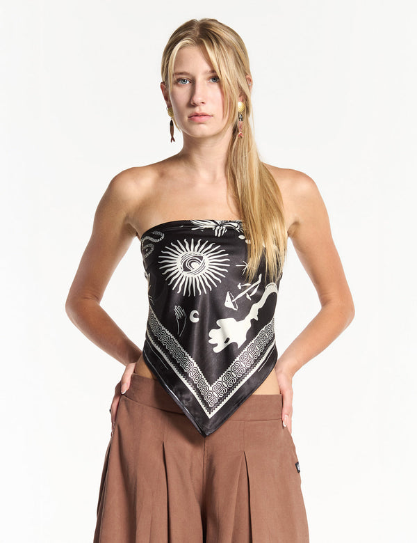 Pañoleta  Noche  negro Unisex
