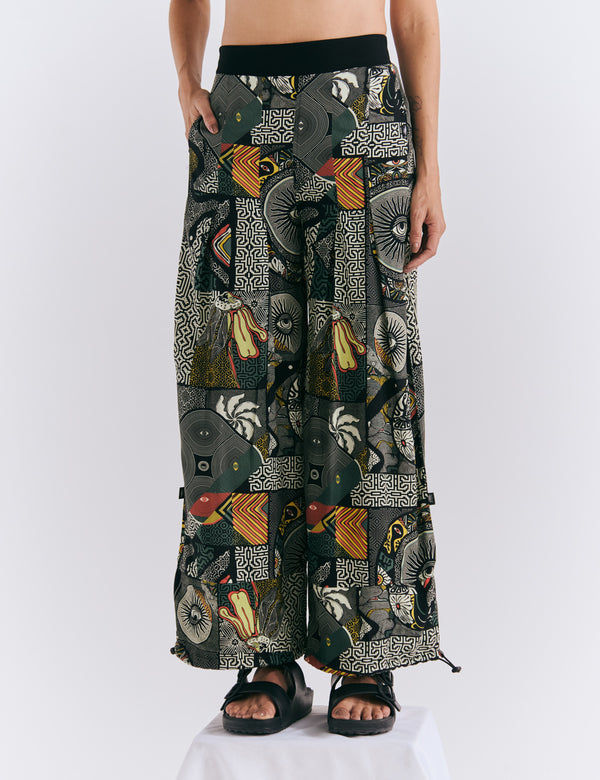 Pantalón Botas ajustables  Lupuna multicolor Mujer