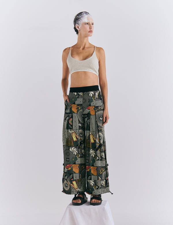 Pantalón Botas ajustables  Lupuna multicolor Mujer