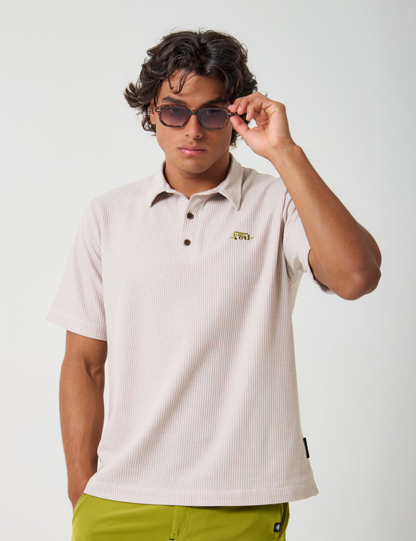 Camisa Polo  Morganita beige Hombre