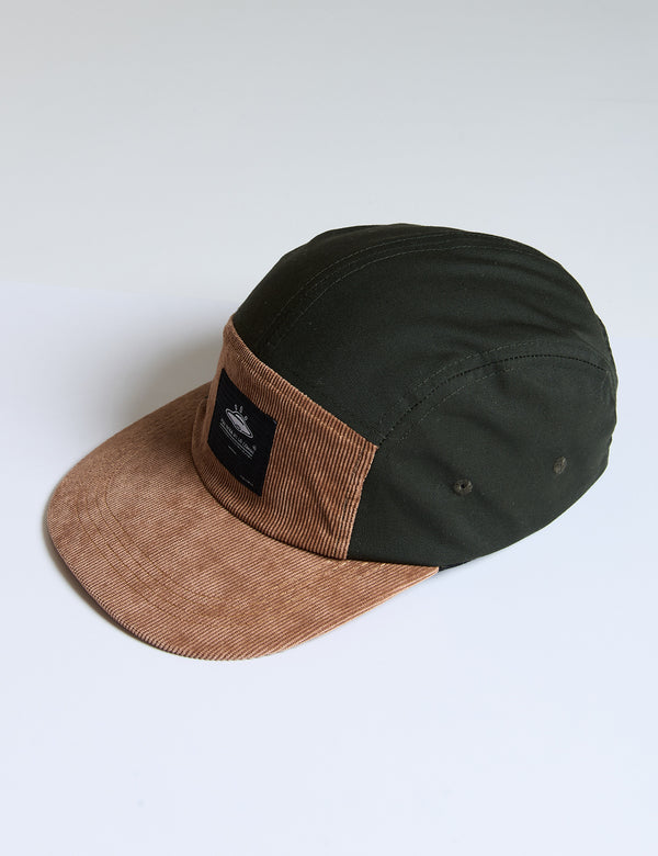 Rider Hat Verde + Cafe Unisex Talla