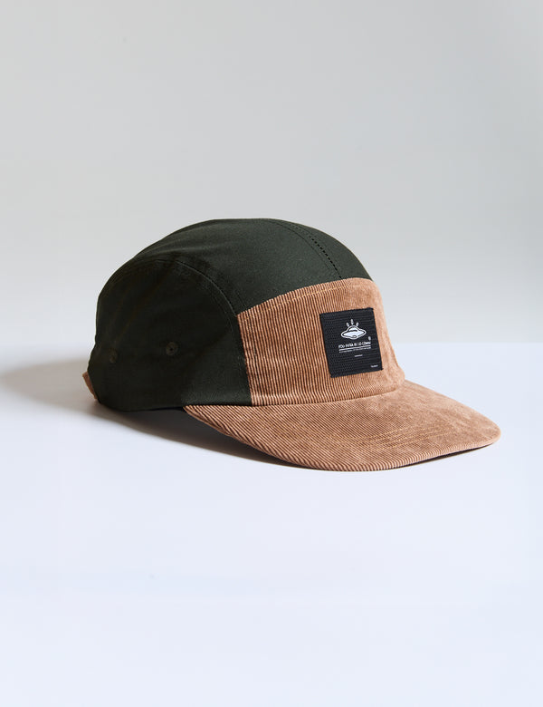 Rider Hat Verde + Cafe Unisex Talla