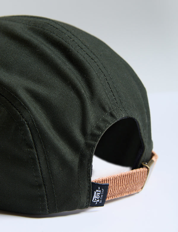 Rider Hat Verde + Cafe Unisex Talla